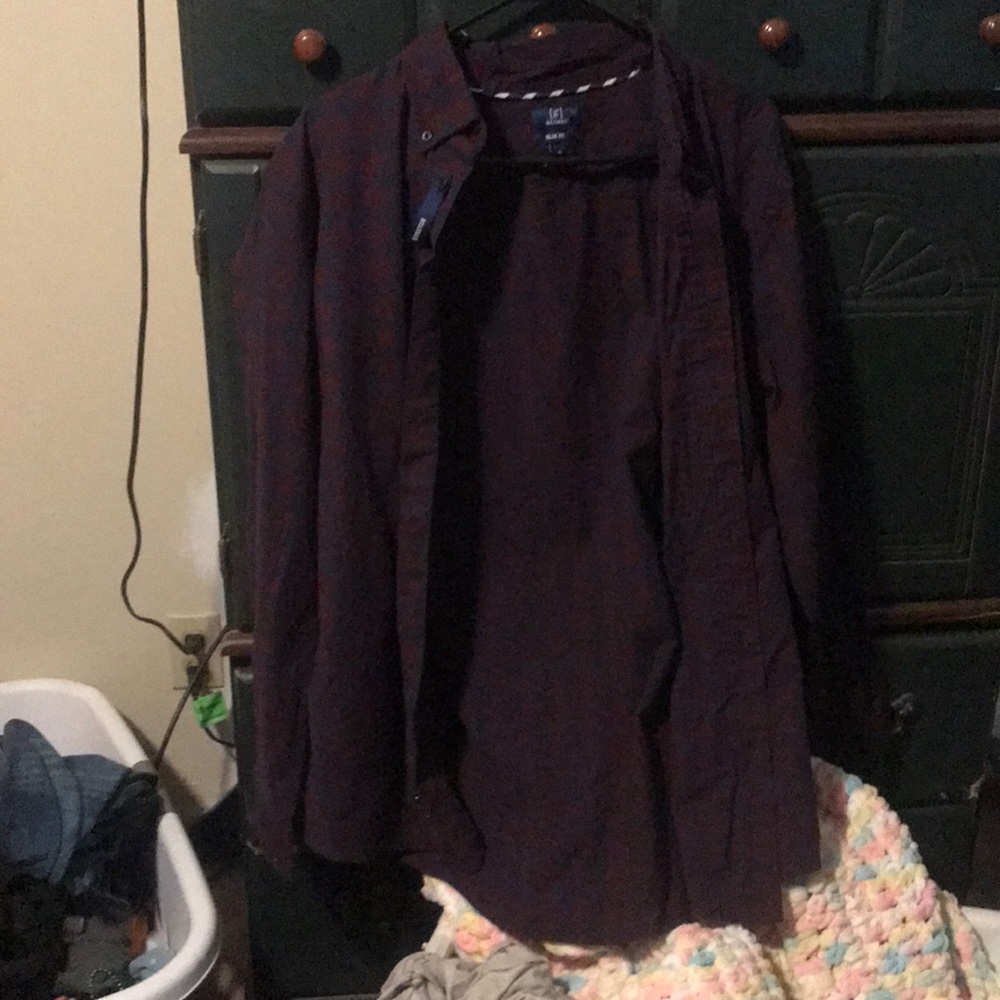 George XL button up